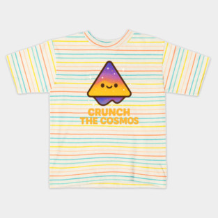 Crunch The Cosmos – Cute Space Nacho Art | Funny Cosmic Snack Tee Kids T-Shirt