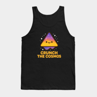 Crunch The Cosmos – Cute Space Nacho Art | Funny Cosmic Snack Tee Tank Top