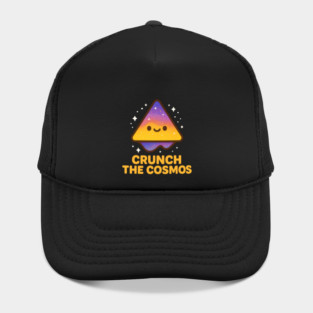 Crunch The Cosmos – Cute Space Nacho Art | Funny Cosmic Snack Tee Hat