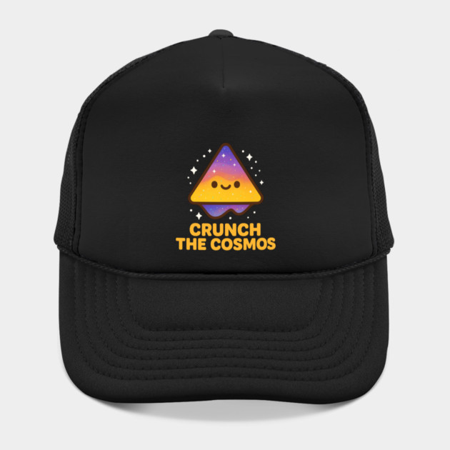 Crunch The Cosmos – Cute Space Nacho Art | Funny Cosmic Snack Tee by Anne Lee