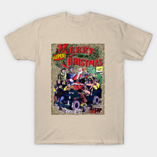 Merry Christmas Retro Style T-Shirt