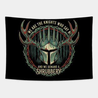 The Knights Who Say Ni Tapestry