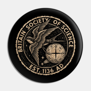 Holy Grail - Britain Society of Science Pin