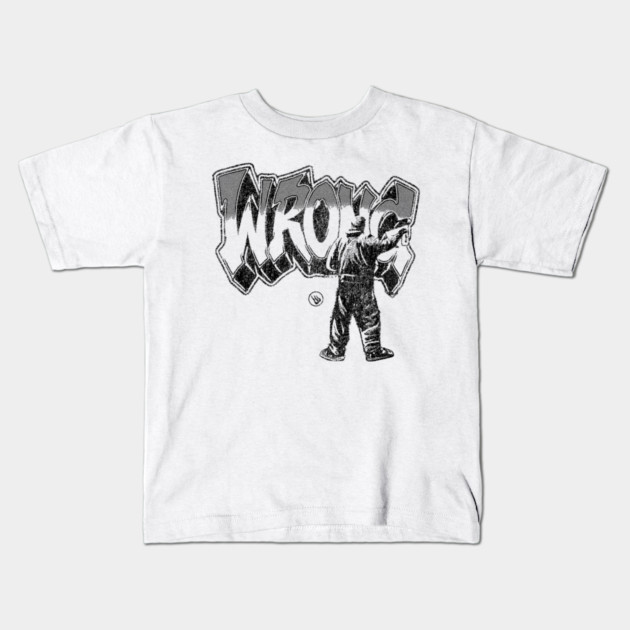 Graffiti Bombing Kids T-Shirt by Wrongteeshirt