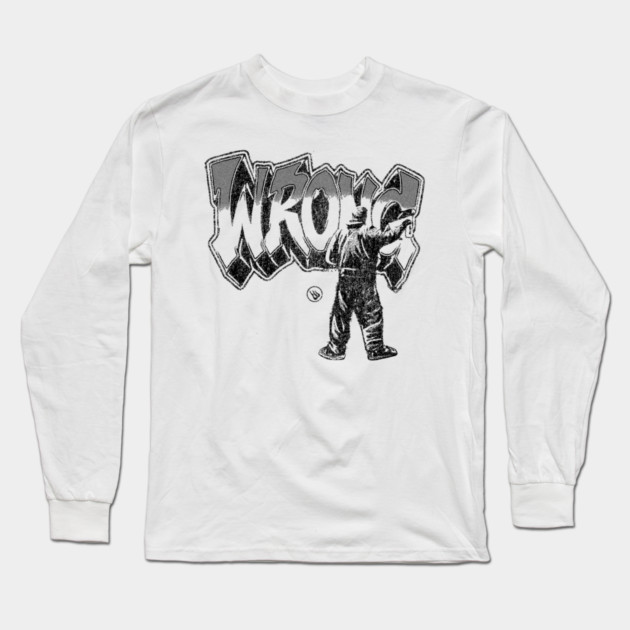 Graffiti Bombing Long Sleeve T-Shirt by Wrongteeshirt