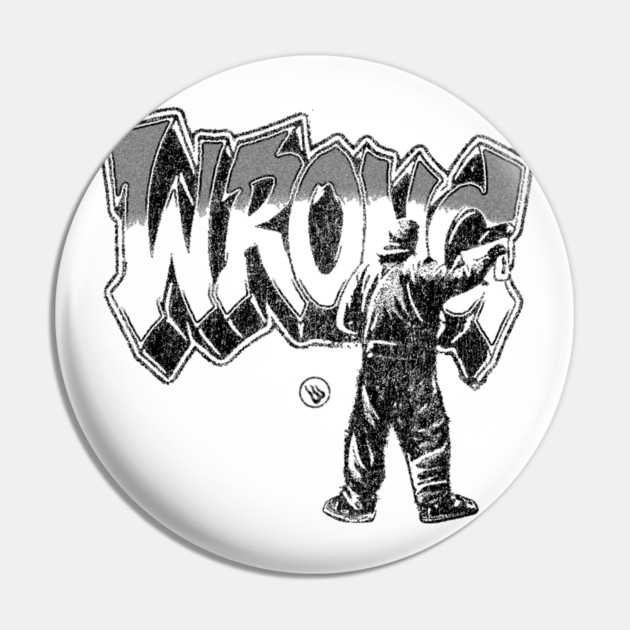 Graffiti Bombing Pin by Wrongteeshirt