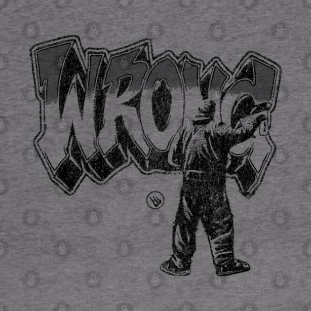 Graffiti Bombing by Wrongteeshirt