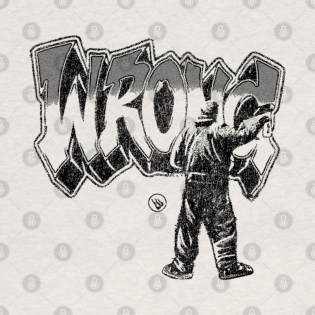 Graffiti Bombing by Wrongteeshirt