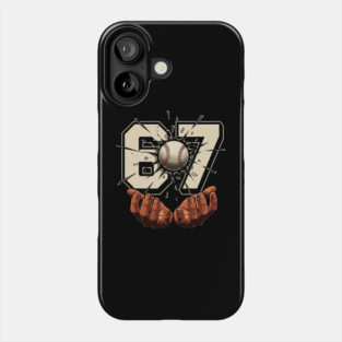 Baseball-67-Six Seven-Funny-Gen-Alpha-Meme Phone Case