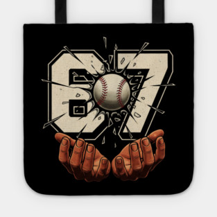 Baseball-67-Six Seven-Funny-Gen-Alpha-Meme Tote