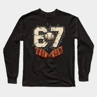 Baseball-67-Six Seven-Funny-Gen-Alpha-Meme Long Sleeve T-Shirt