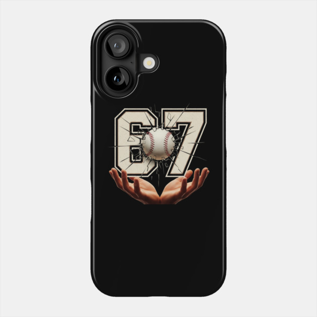 baseball 67 Funny Phone Case by ArtistTee ⭐⭐⭐⭐⭐