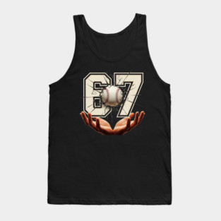 baseball 67 Funny Tank Top