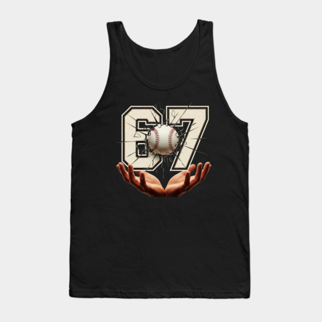 baseball 67 Funny Tank Top by ArtistTee ⭐⭐⭐⭐⭐