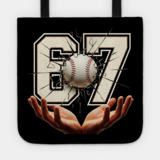 baseball 67 Funny Tote