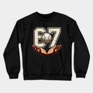 baseball 67 Funny Crewneck Sweatshirt
