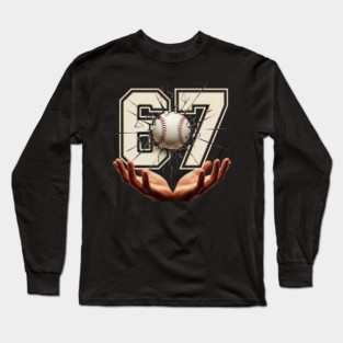 baseball 67 Funny Long Sleeve T-Shirt