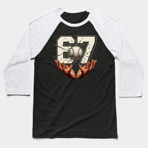 Baseball 67 Six Seven Funny Baseball T-Shirt by ArtistTee ⭐⭐⭐⭐⭐