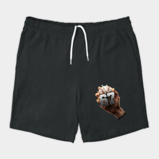 67 Funny Six Seven Meme Baseball Hand Shorts