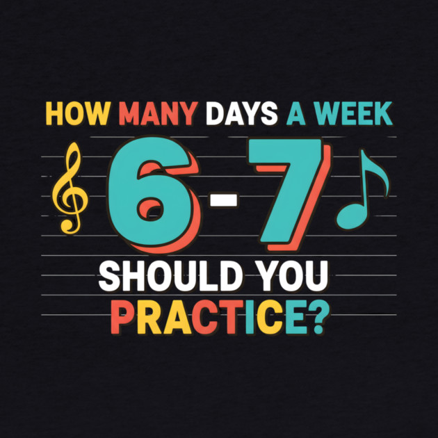 Funny 6 7 Meme Six Seven for Music Teacher by ArtistTee ⭐⭐⭐⭐⭐