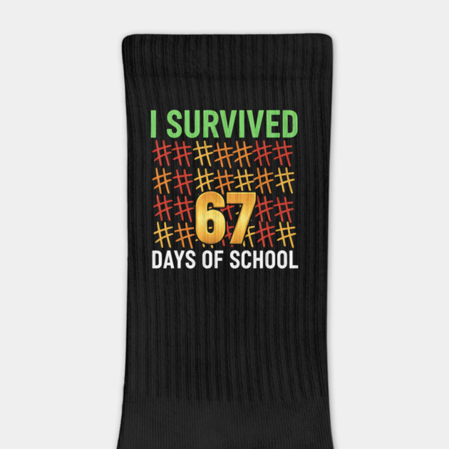 I-Survived-67-Days-of-School-Funny6-7-Kids-Meme-Teacher-Student by ArtistTee ⭐⭐⭐⭐⭐