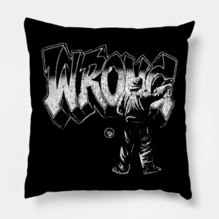 Wrong Graffiti Pillow