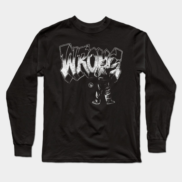 Wrong Graffiti Long Sleeve T-Shirt by Wrongteeshirt