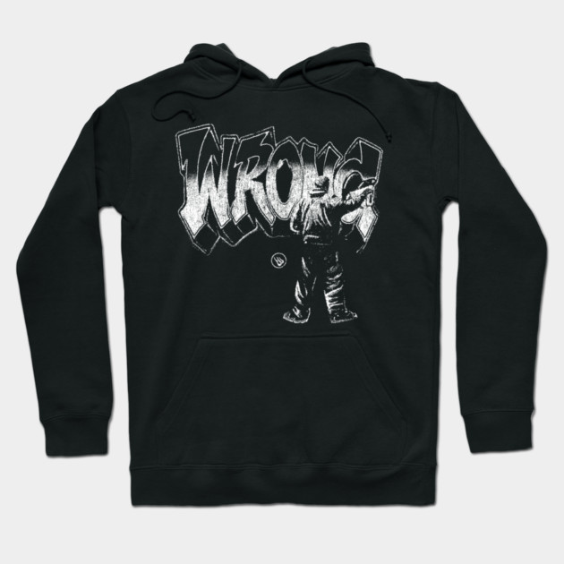 Wrong Graffiti Hoodie by Wrongteeshirt