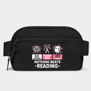 Rock Paper Scissors Reading – Nothing Beats Reading Cute Teacher Bag