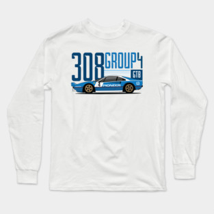 308 GTB Rally Gr4 Long Sleeve T-Shirt
