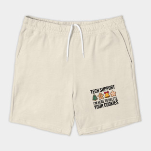 Funny Christmas Tech Support Cookies Joke Shorts