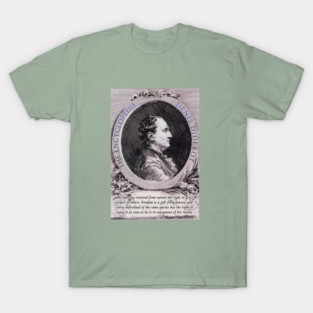 Denis Diderot quote: No man has received from nature the right to give orders to others. Freedom is a gift from heaven, and every individual of the same species has the right to enjoy it as soon as he is in enjoyment of his reason. T-Shirt