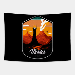 Visit Mordor Tapestry