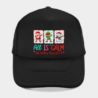 Preppy Bow Christmas Calm Holiday Design For Cozy Winter Decor Fans Hat