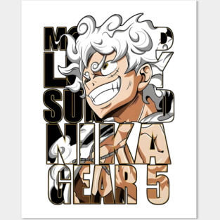 Luffy-Gear-5 Posters and Art