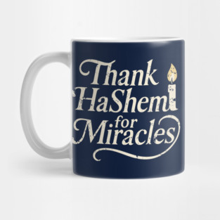 Thank HaShem for Miracles – Vintage Candle Design Mug