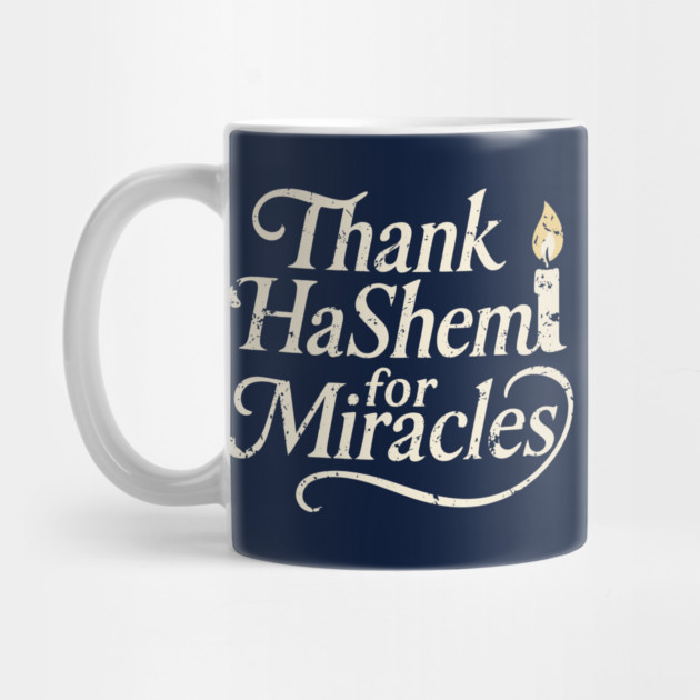 Thank HaShem for Miracles – Vintage Candle Design by Thank HaShem