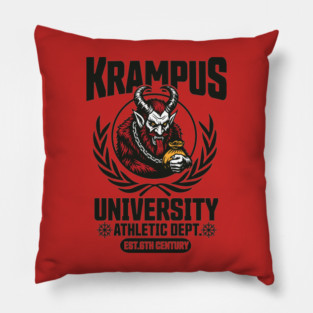Krampus University Parody Pillow