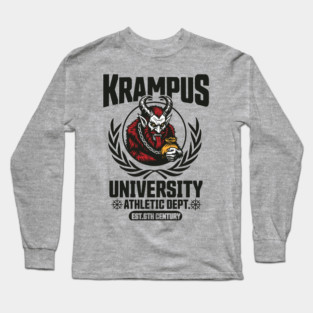 Krampus University Parody Long Sleeve T-Shirt