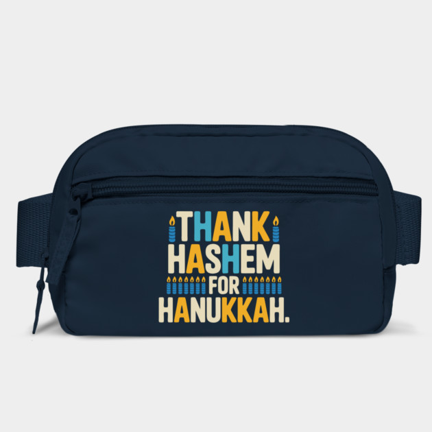 Thank HaShem for Hanukkah – Colorful Candle Design by Thank HaShem