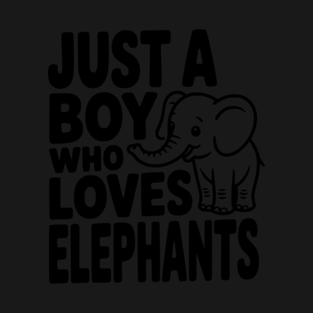 Just a Boy Who Loves Elephants by Frank Ring