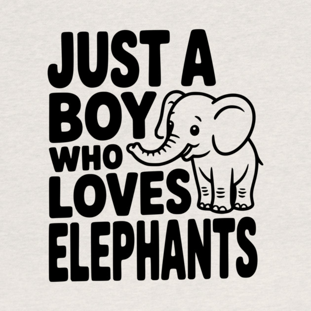Just a Boy Who Loves Elephants by Frank Ring