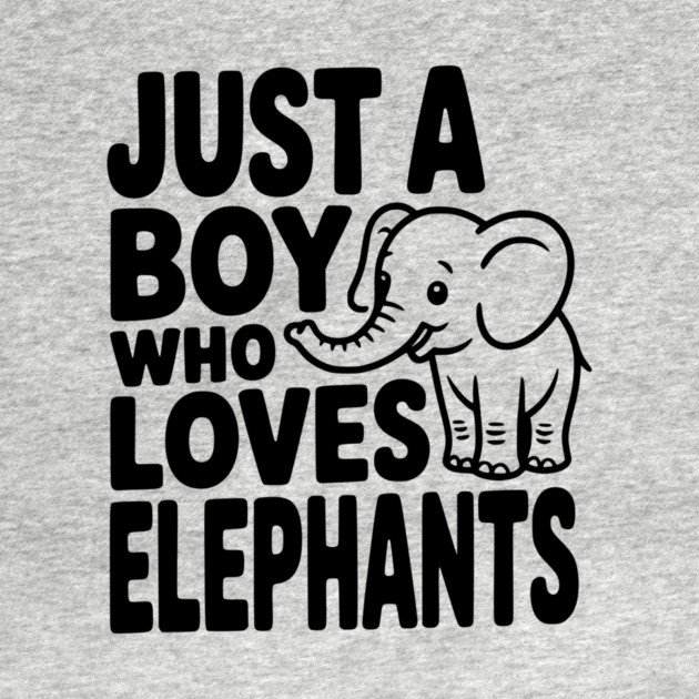 Just a Boy Who Loves Elephants by Frank Ring