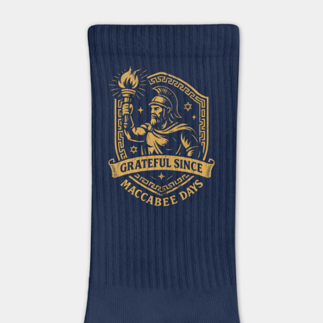 Grateful Since Maccabee Days – Maccabee Warrior Emblem by Thank HaShem