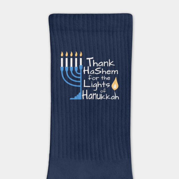 Thank HaShem for the Lights of Hanukkah – Menorah Design by Thank HaShem