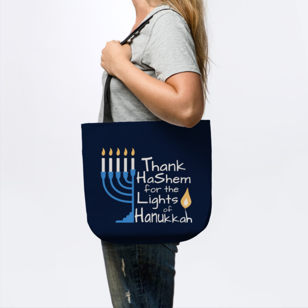 Thank HaShem for the Lights of Hanukkah – Menorah Design by Thank HaShem
