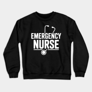 Emergency Nurse Crewneck Sweatshirt