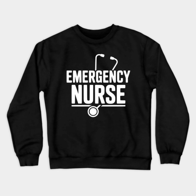 Emergency Nurse Crewneck Sweatshirt by Frank Ring