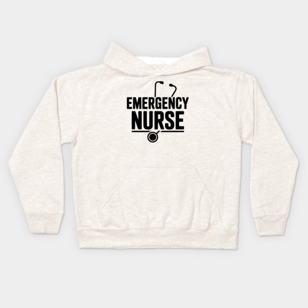 Emergency Nurse Kids Hoodie by Frank Ring
