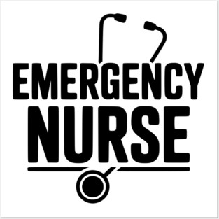 Emergency Nurse Posters and Art